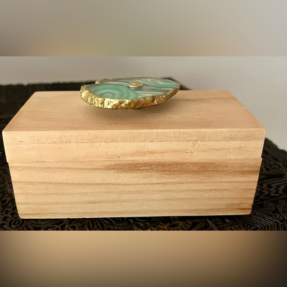 NEW (2) Ashland Coastal Prep Wood Lottoral Chic Containers - Picture 4 of 9